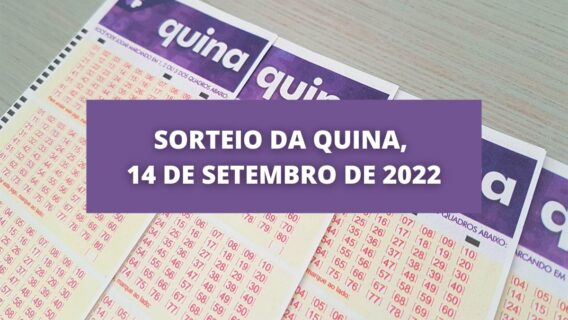 Resultado da Quina concurso 5949 de hoje, quarta – 14/09/2022