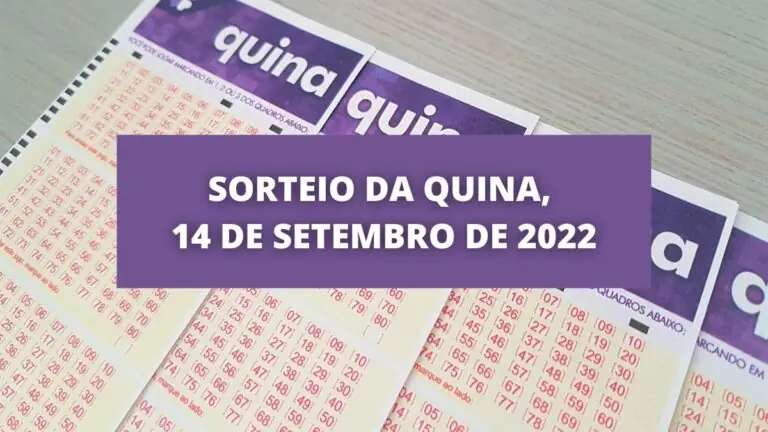 Resultado da Quina concurso 5949 de hoje, quarta – 14/09/2022