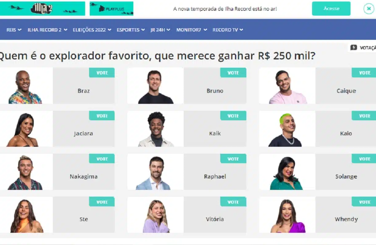 votação