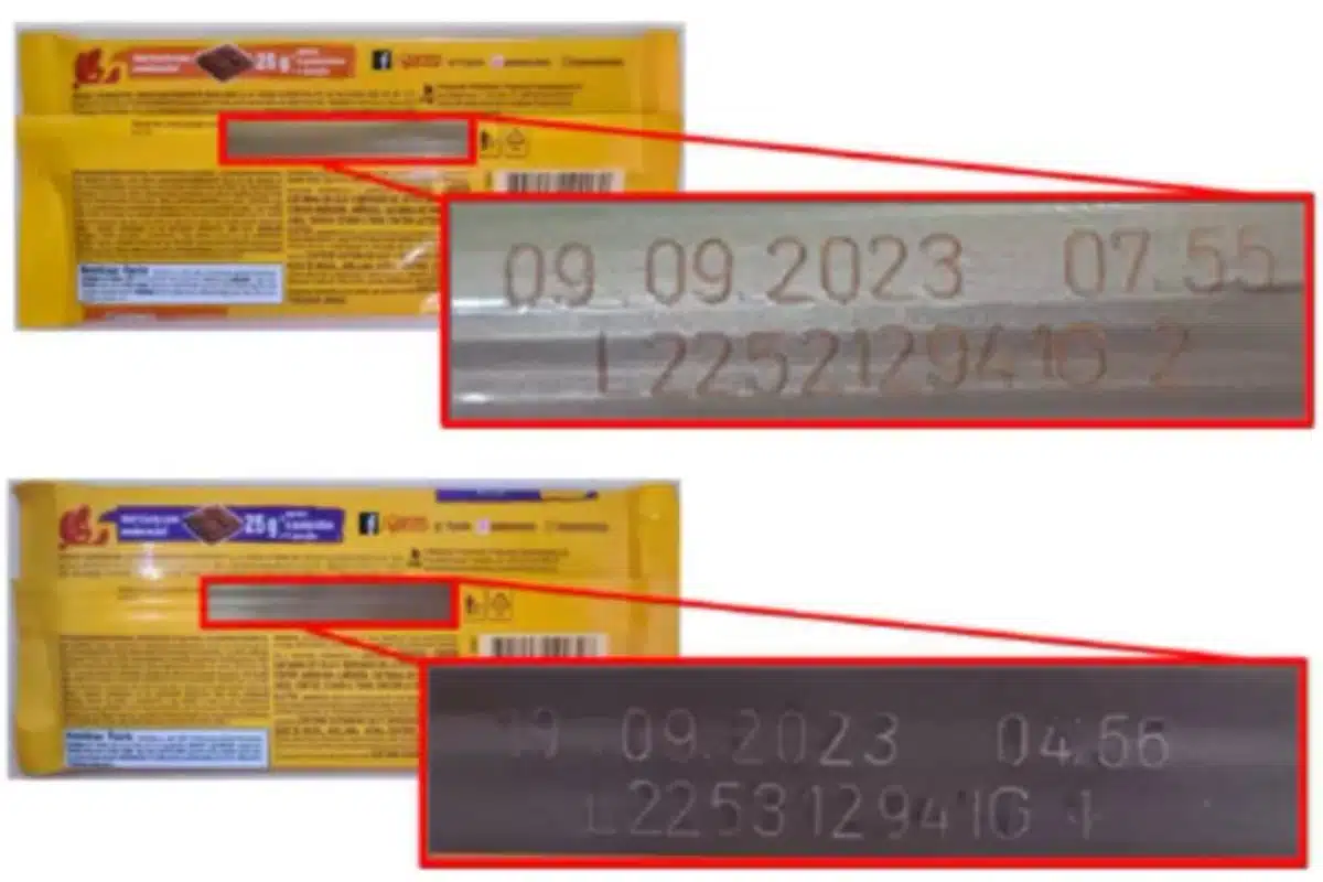 chocolate contaminado