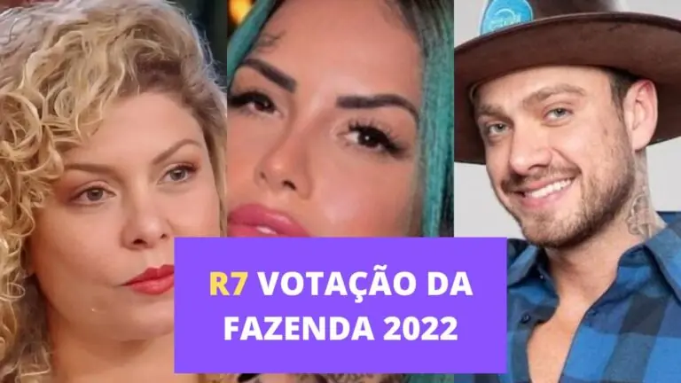 R7 votação da Fazenda 2022 + enquete quem sai hoje (13/10)