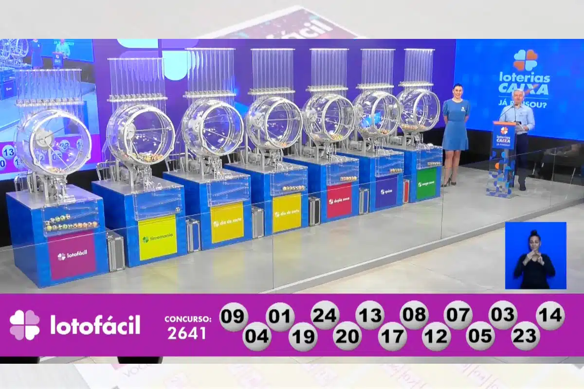 Resultado Lotofácil 2641