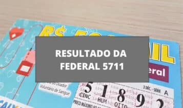 Resultado da loteria Federal concurso 5711