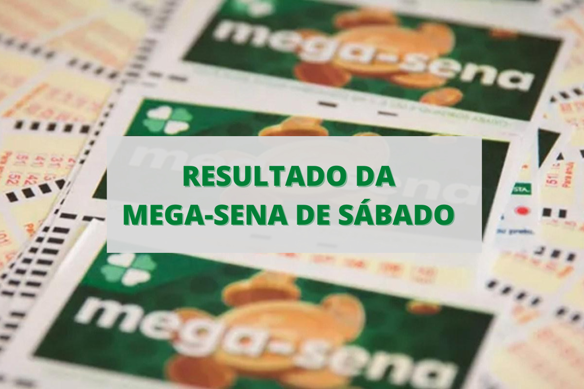 iMAGEM MOSTRA Resultado da Mega-Sena de sábado