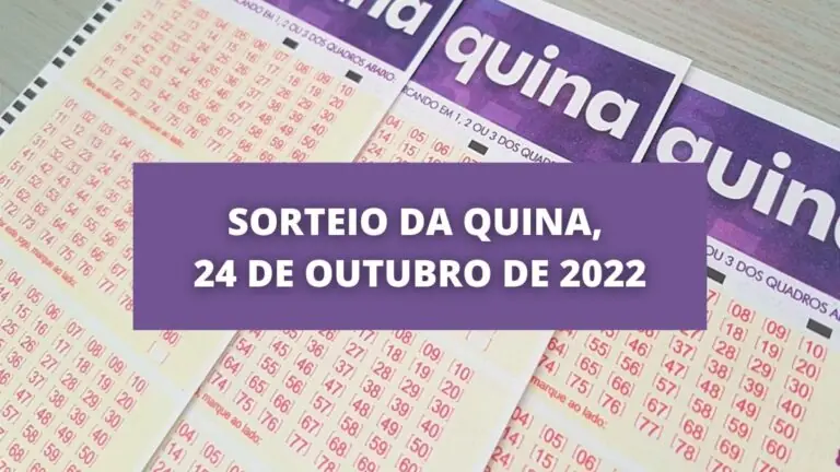 Resultado Quina 5982 de hoje, segunda-feira (24/10/22)