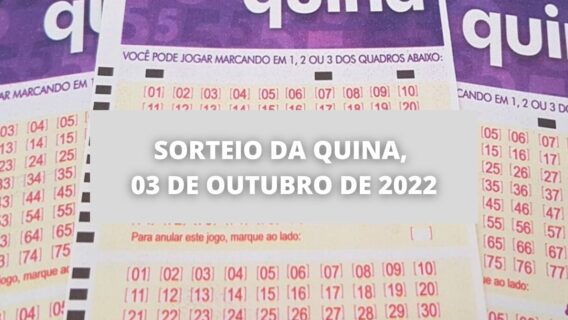 Resultado da Quina concurso 5965 de hoje, segunda – 03/10/2022