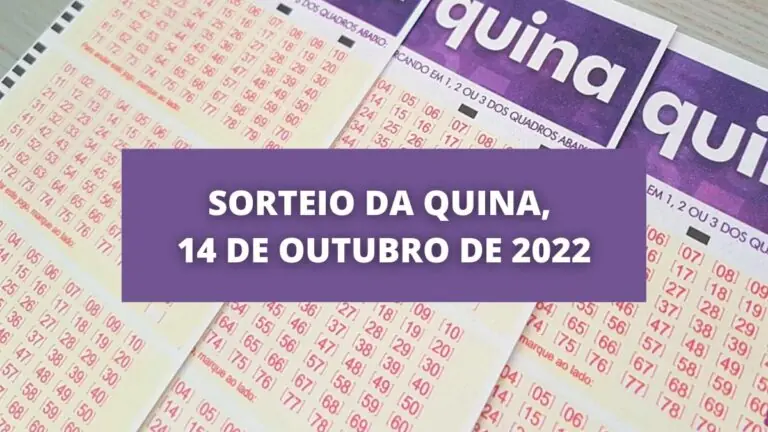 Resultado da Quina concurso 5974 de hoje, sexta (14/10/2022)