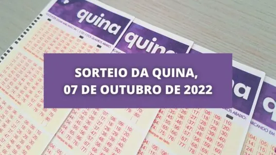 Resultado da Quina concurso 5969 de hoje, sexta – 07/10/2022