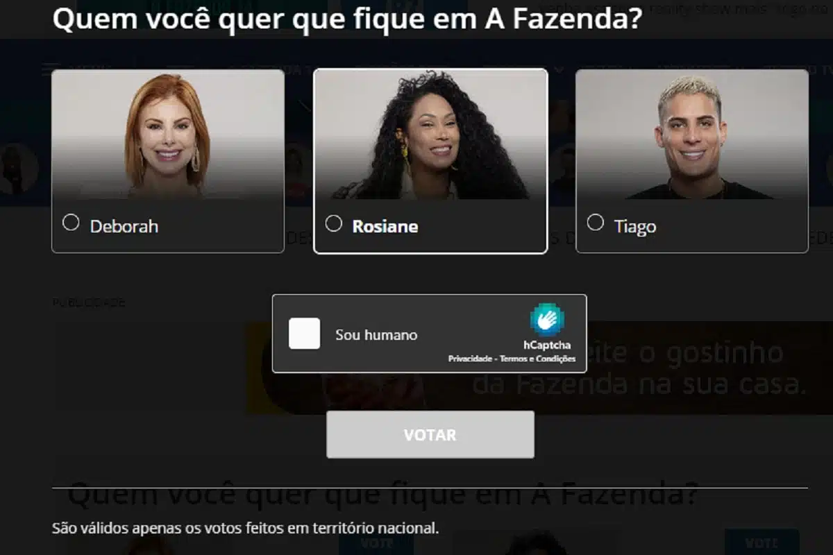 votação