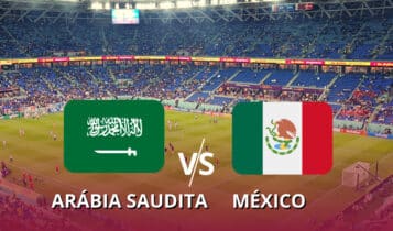 jogo da Arábia Saudita e México hoje