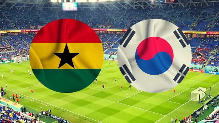 Que horas é o jogo de Gana hoje x Coreia do Sul na Copa do Mundo; onde vai passar online (28/11)