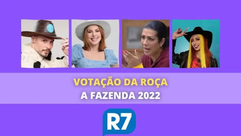 R7 votação da Fazenda 2022 + enquete quem sai hoje (10/11)