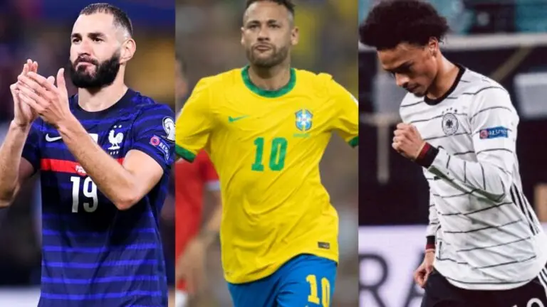 Os 10 favoritos da Copa do Mundo 2022, de acordo com o ranking Fifa
