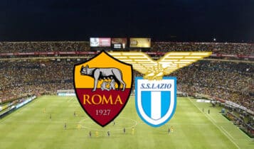 Jogo da Roma e Lazio hoje