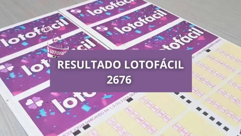 Resultado da Lotofácil 2676: sorteio da Lotofácil de hoje, dia 30/11