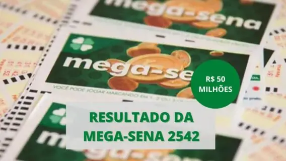 Resultado da Mega-Sena de quinta-feira, concurso 2542 (24/11/2022)