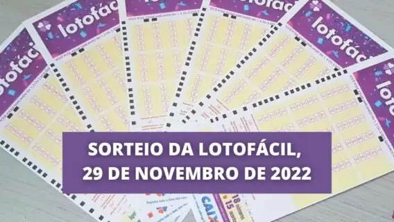 Resultado da Lotofácil 2675 de hoje, prêmio de R$ 6 milhões (29/11/2022)
