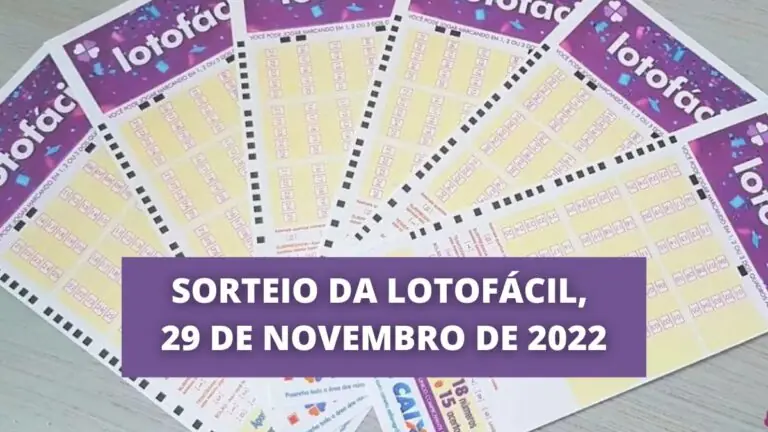 Resultado da Lotofácil 2675 de hoje, prêmio de R$ 6 milhões (29/11/2022)