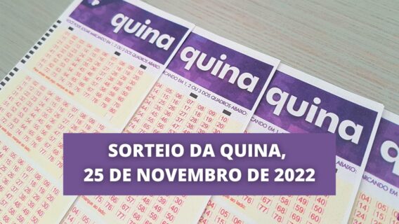 Resultado da Quina concurso 6008 de hoje, sexta – 25/11/2022