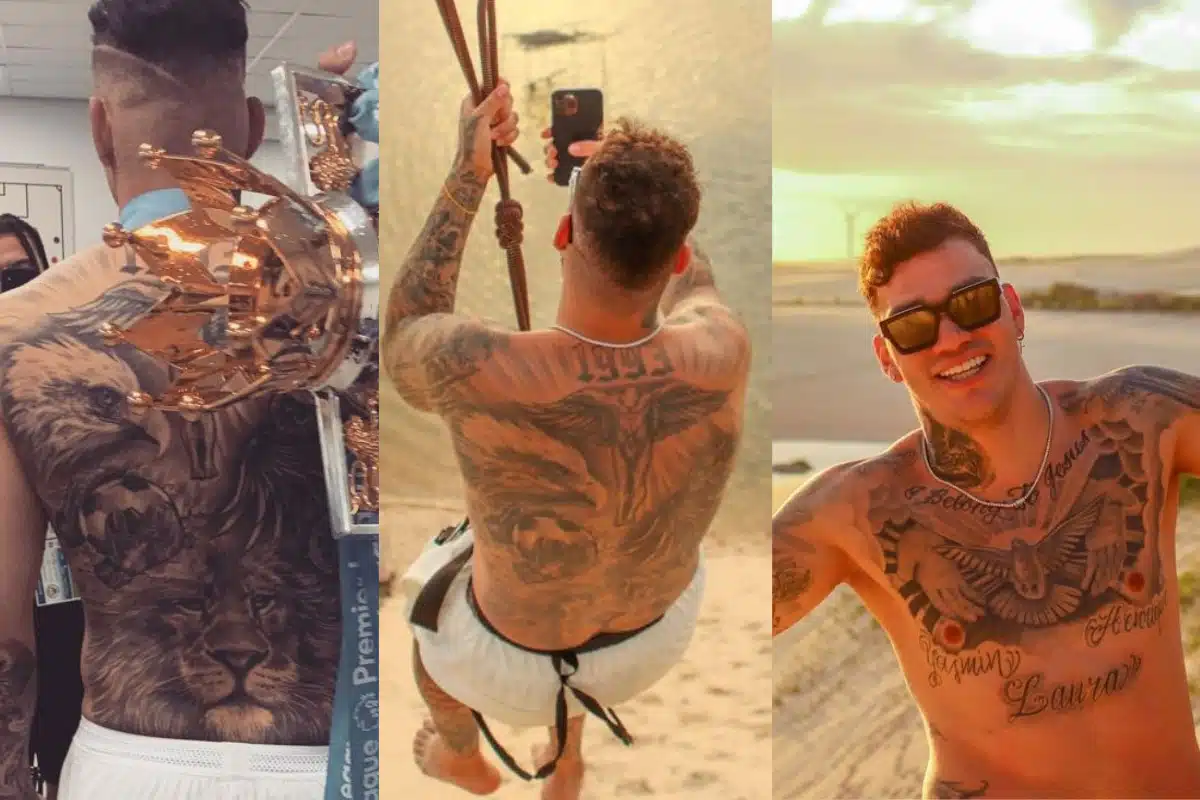 Tatuagem dos jogadores da Seleção Brasileira