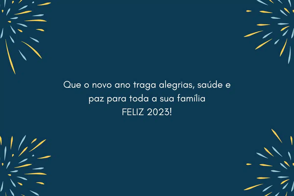 Frases curtas de ano novo