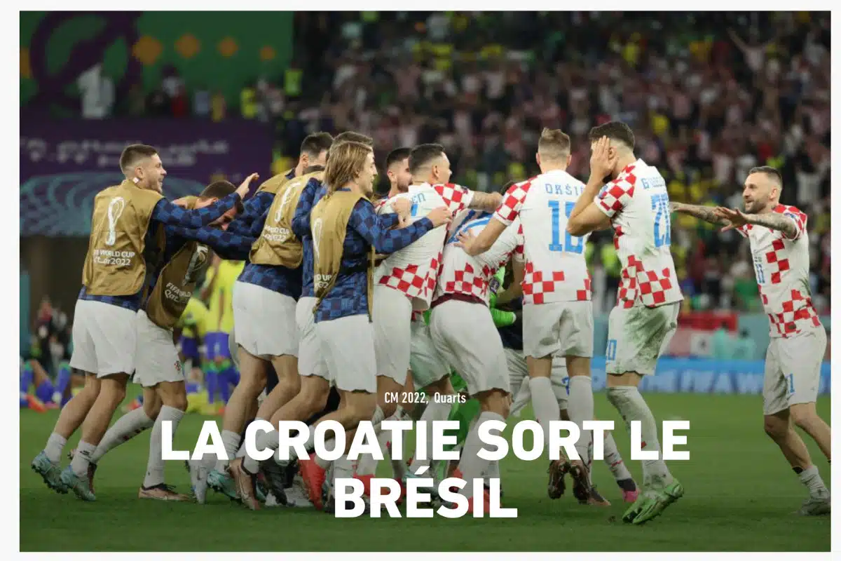 L' Équipe derrota do brasil na copa