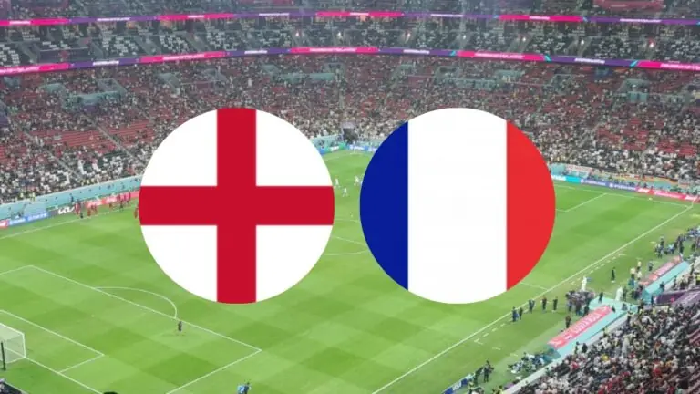 Transmissão online do jogo da Inglaterra x França hoje na Copa do Mundo