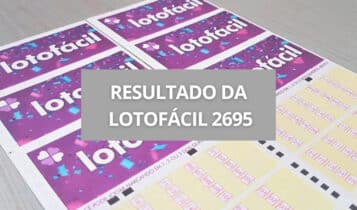 Resultado Lotofácil 2695