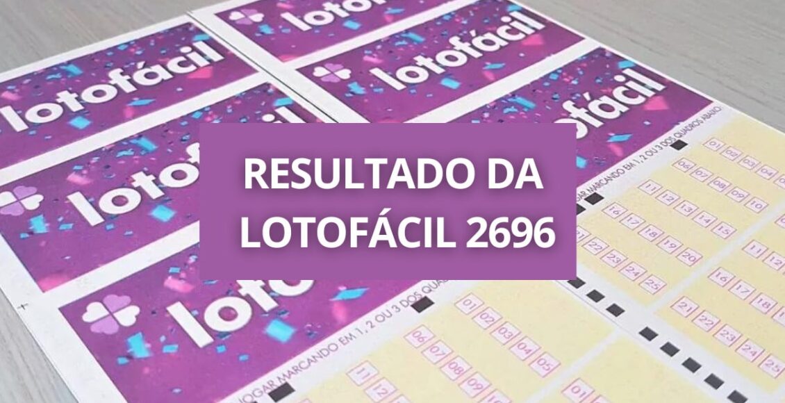 resultado da Lotofácil 2696