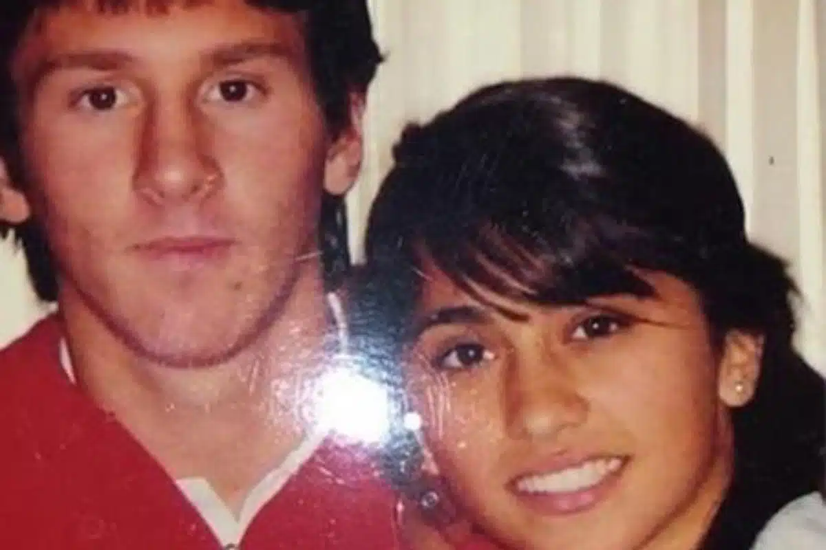Messi e Antonella Roccuzzo messi