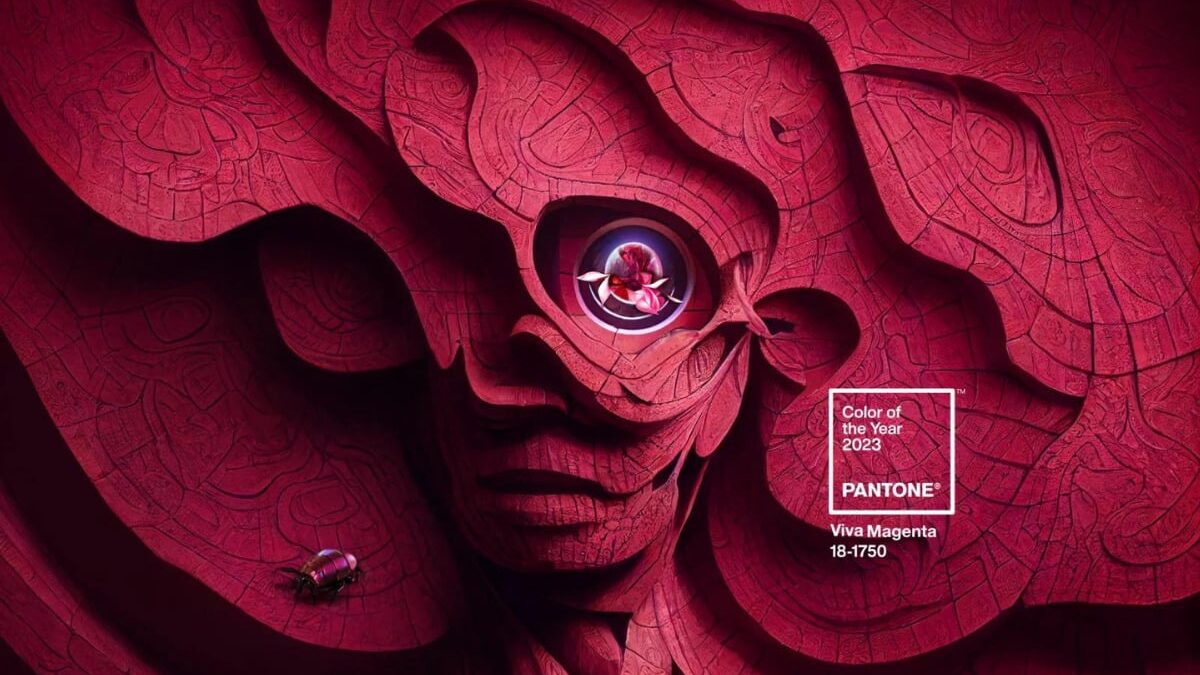 A cor do ano de 2023 da Pantone é Viva Magenta