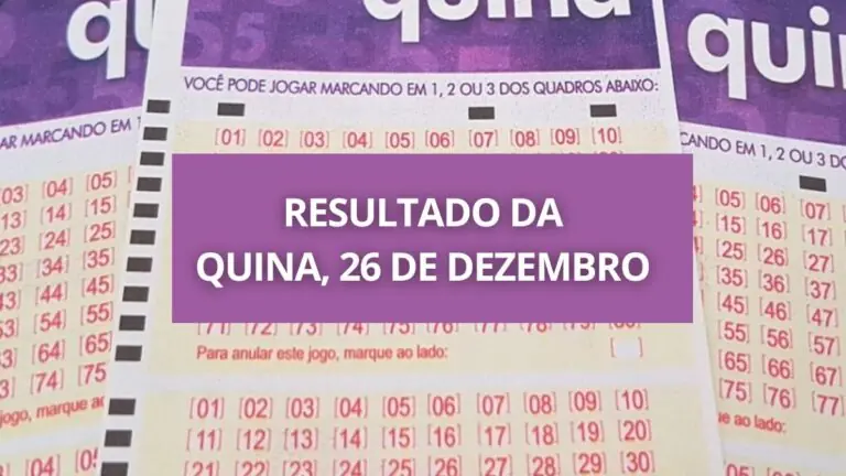 Resultado da Quina 6034: números e ganhadores na segunda (26/12/22)