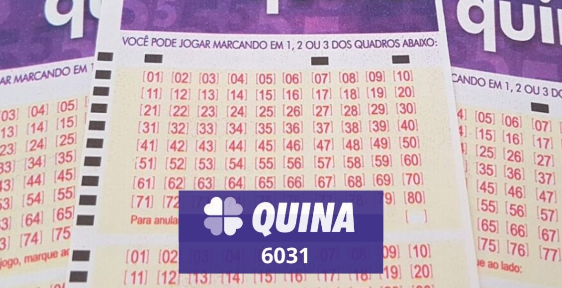 Resultado Quina 6031