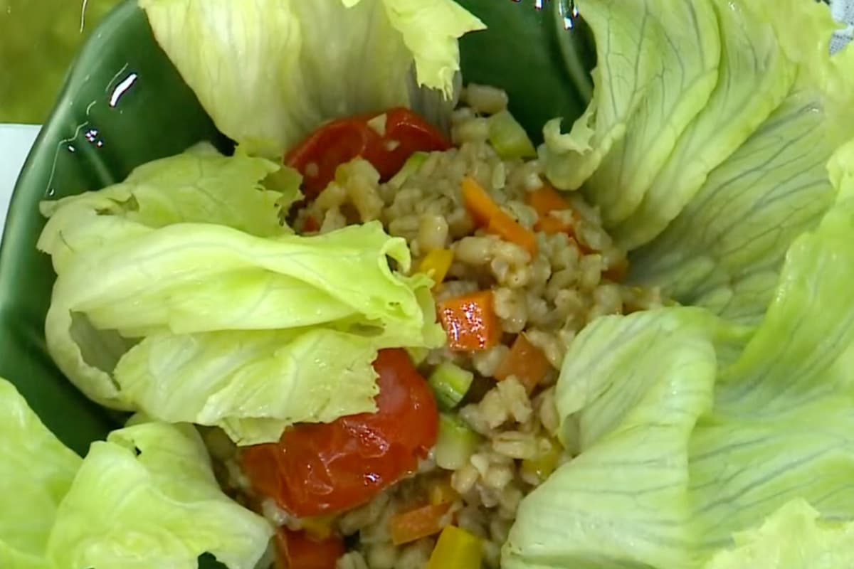 salada de cevadinha  da Ana Maria Braga 