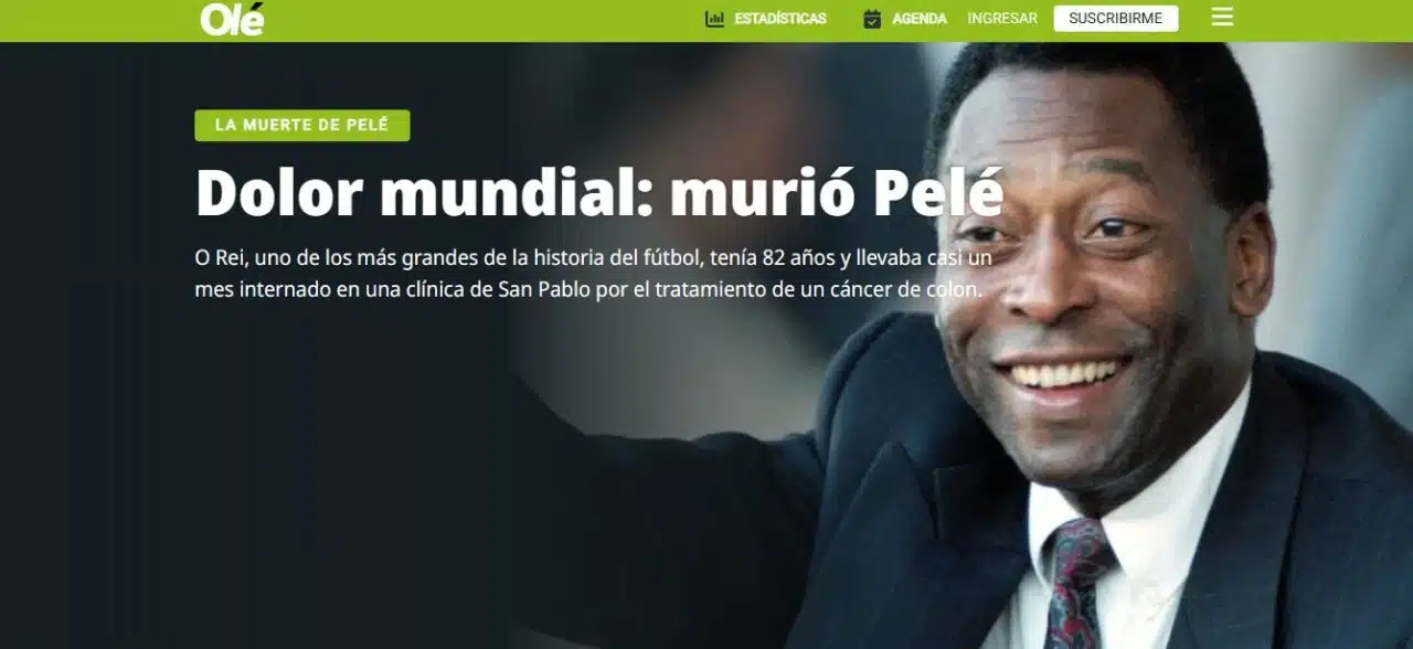 morte de Pelé