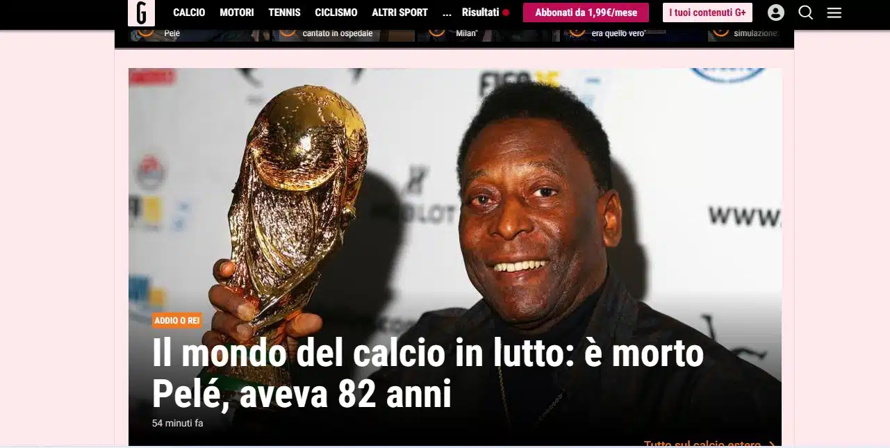 morte de Pelé