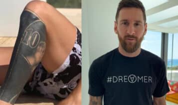 Tatuagens do Messi