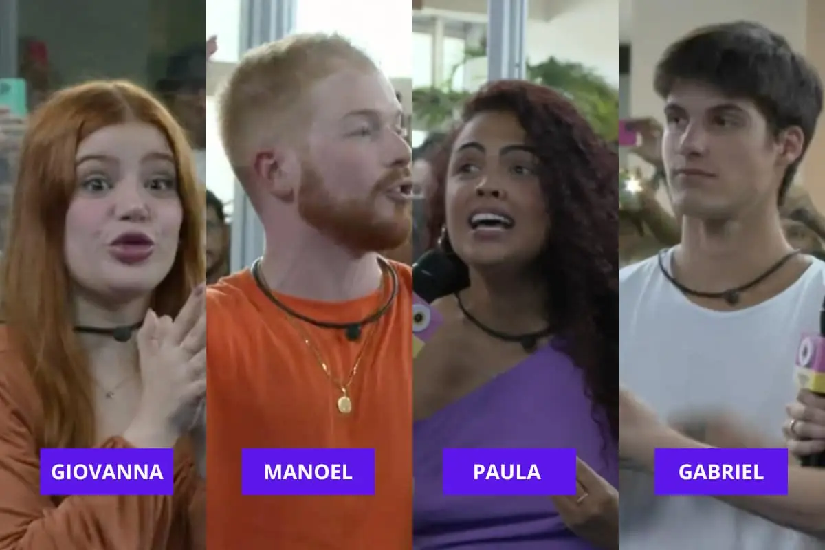 participantes da Casa de Vidro