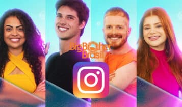Instagram dos participantes da Casa de Vidro