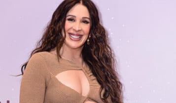 A atriz Claudia Raia sorri para a foto. Ela tem pele clara, olhos castanhos escuros, cabelos longos e também castanhos, e usa maquiagem. Claudia captou R$ 5 milhões com a Lei Rouanet e tem até dezembro deste ano para conseguir o dinheiro