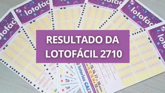 Resultado Lotofácil 2710 com sorteio ao vivo na terça, dia 10/01/23