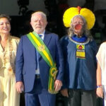 Lula recebe a faixa presidencial