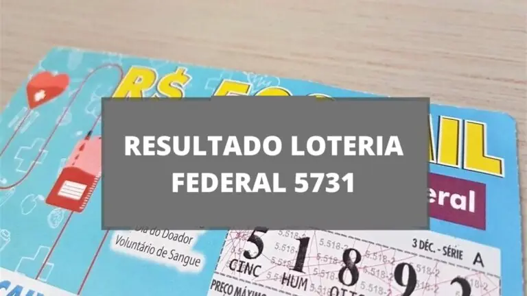 Resultado da Loteria Federal 5731 de sábado (14/01/2023)