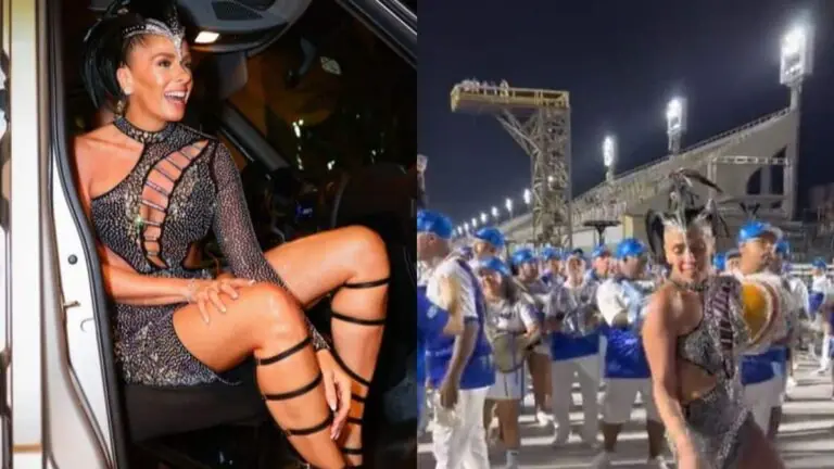 Adriane Galisteu sambando pela Portela viraliza na web