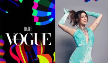 imagem mostra a apresentadora do tapete vermelho do baile da vogue 2023, fernanda paes leme