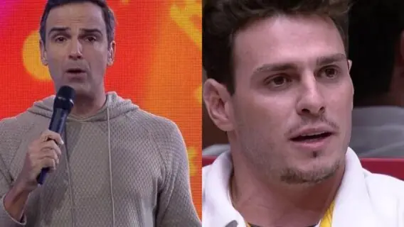 Discurso de Tadeu Schmidt na eliminação de Gustavo no BBB 23