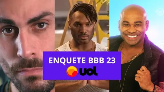 BBB 23: enquete UOL parcial já mostra quem volta do 7º paredão