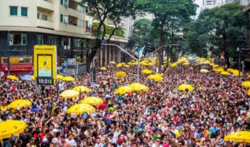 bloco de carnaval tem no Ibirapuera