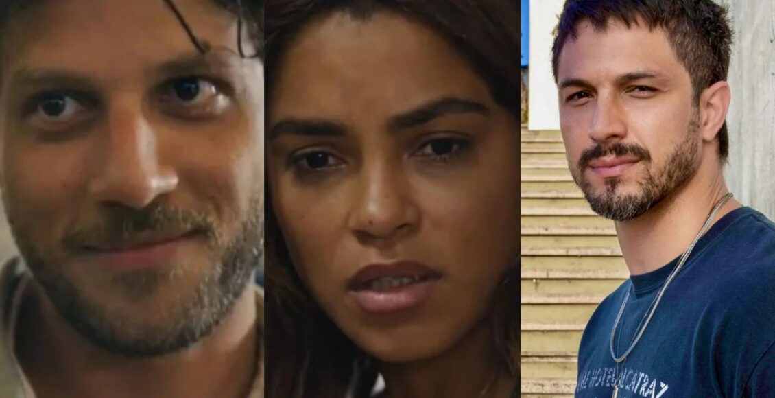 Imagem de ari, brisa e romulo na novela travessia
