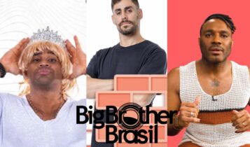 Enquete paredão bbb 23 é disputada por cezar, sapato e nicácio, que estão na imagem